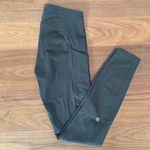 Army Green Lululemon speed up tight 28’’ length